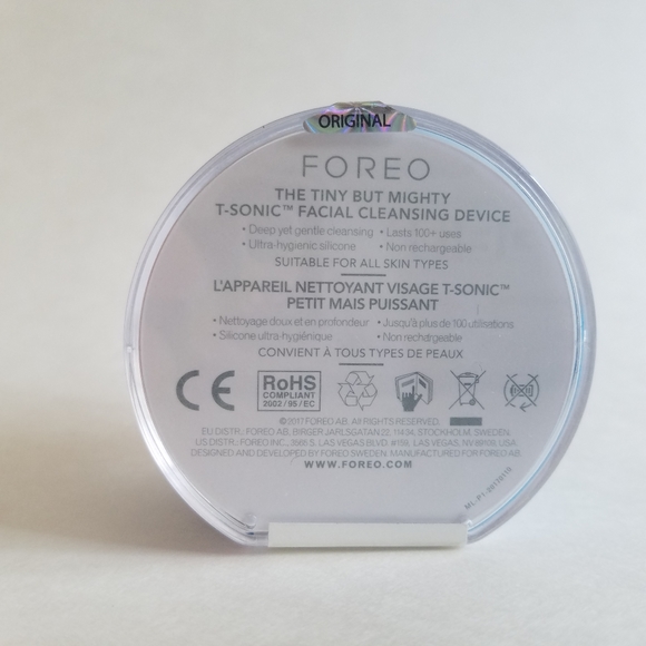 FOREO LUNA play Facial T-Sonic Cleansing Device Aquamarine Blue Brand New Sealed - Picture 4 of 10